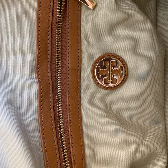 Brown Leather Tory Burch Tote - Picture 6 of 8